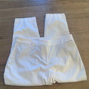 Talbots White Crop Pants Size 8P